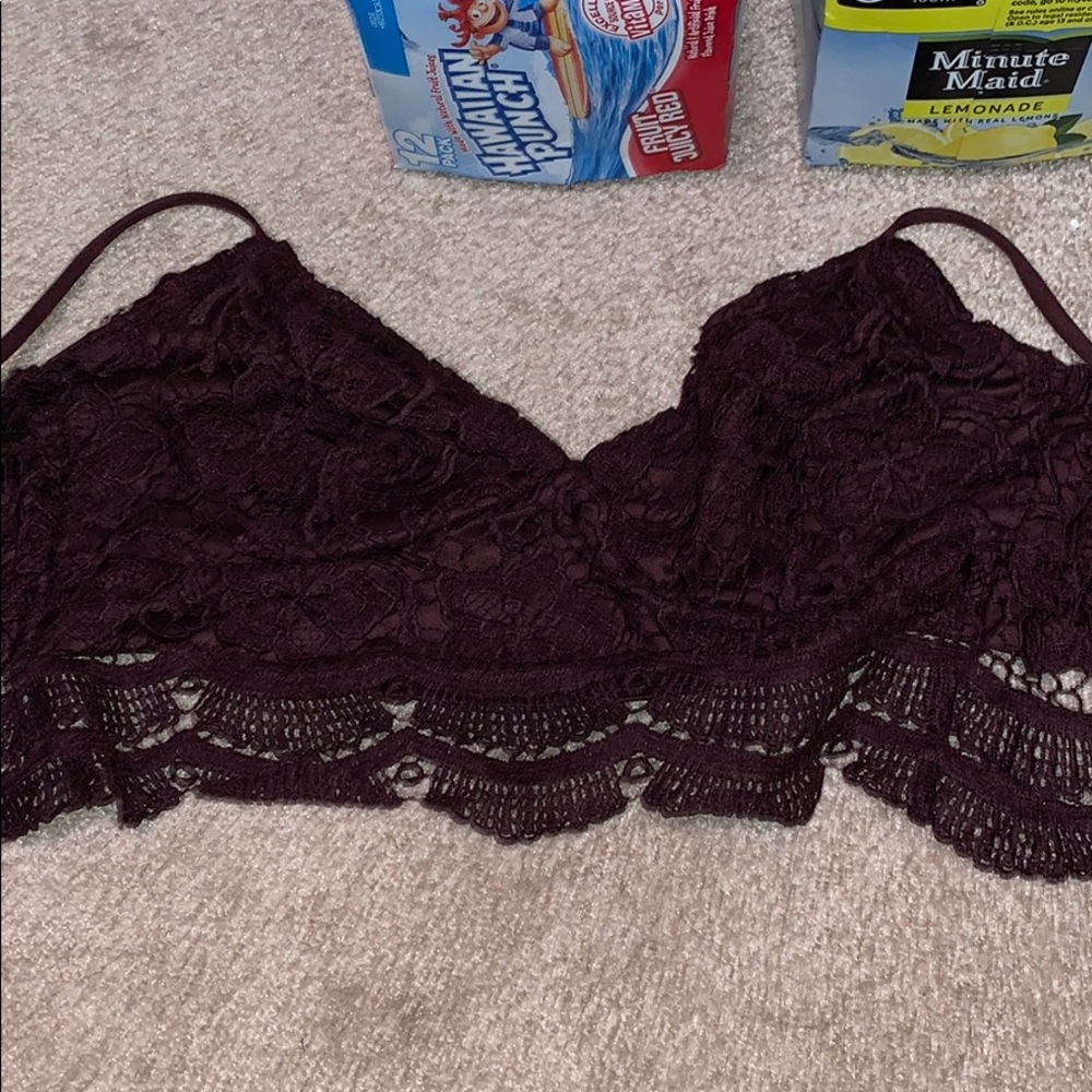 Lace crop top